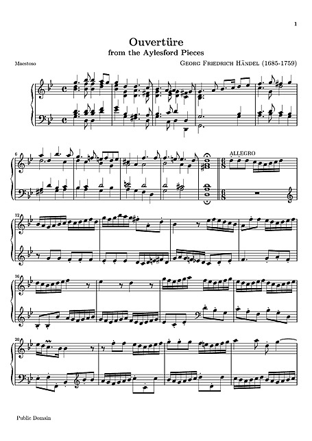 Miniatura de la partitura