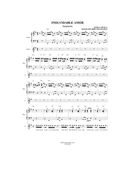 Miniatura de la partitura