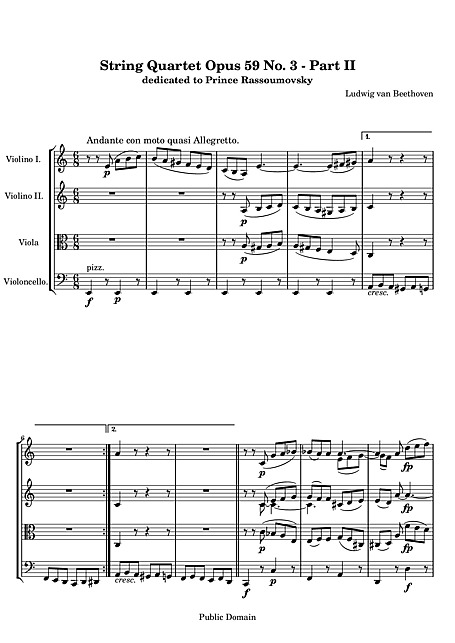 Miniatura de la partitura