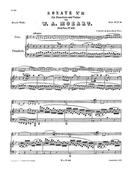 Miniatura de la partitura